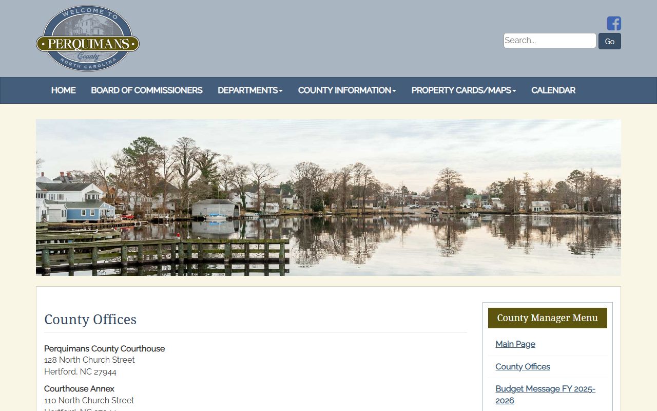 Perquimans County court records county offices list